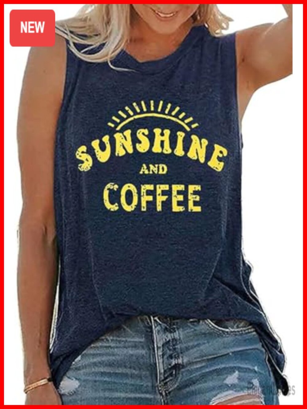Womens Summer Tank Top Sleeveless Casual Loose Tunic Blouse